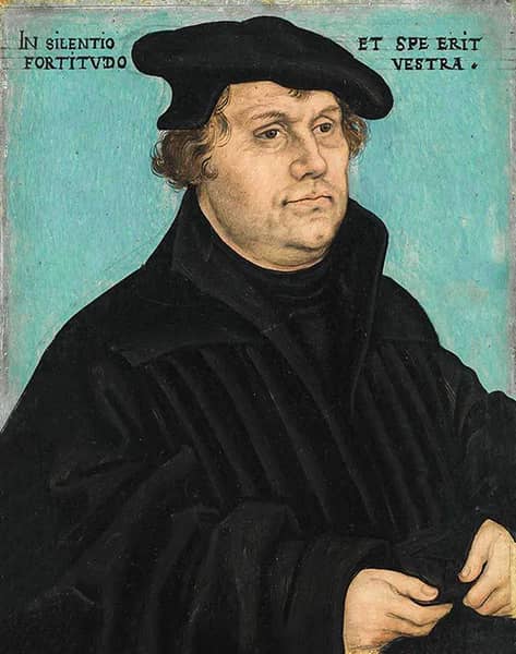 Portrait of Martin Luther, 1543 | Oil Painting Reproduction
