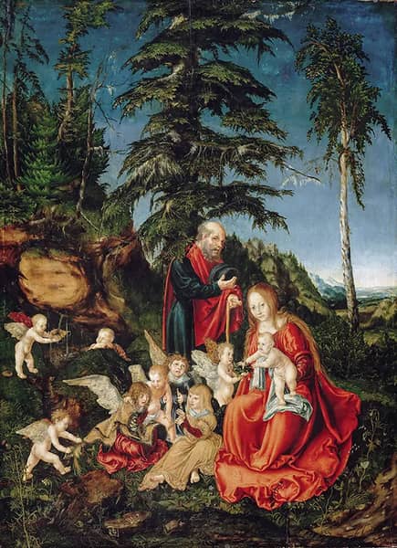 Rest of the Virgin during the Flight into Egypt | Oil Painting Reproduction