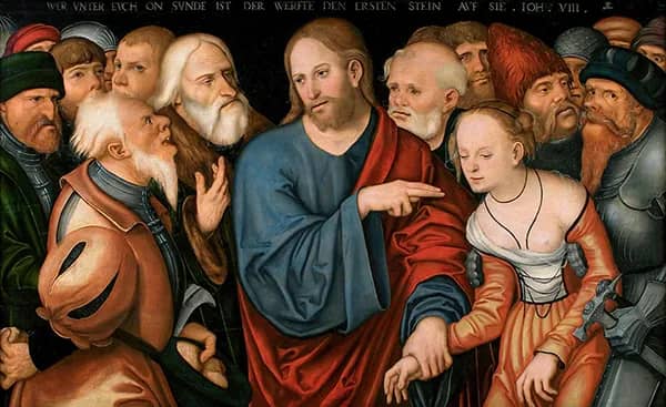 Christ and the Woman Taken in Adultery | Oil Painting Reproduction