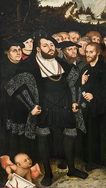 Martin Luther and the Wittenberg Reformers | Oil Painting Reproduction