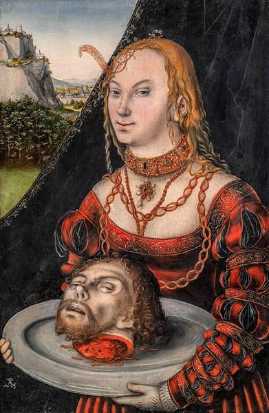 Salome c1540 by Lucas Cranach the Younger | Oil Painting Reproduction