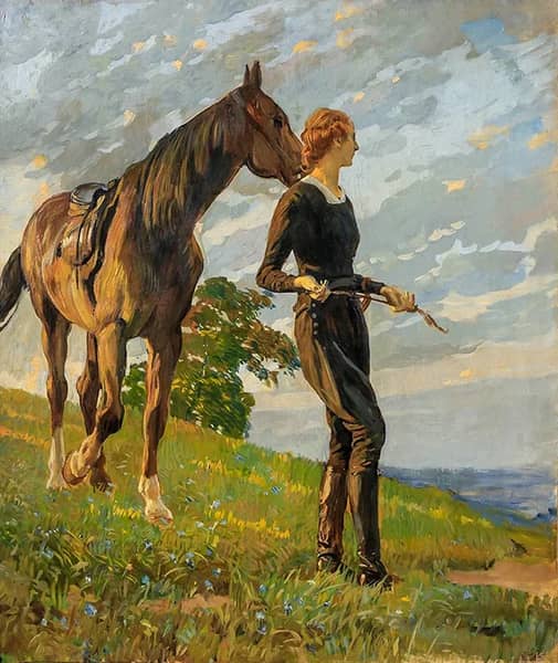 Conciliable by Ettore Tito | Oil Painting Reproduction