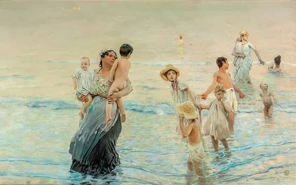 July 1894 by Ettore Tito | Oil Painting Reproduction