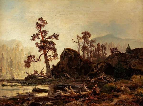 Landscape 1869 by Morten Muller | Oil Painting Reproduction