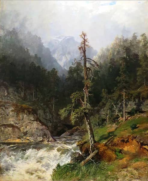 Pine Wood by Morten Muller | Oil Painting Reproduction