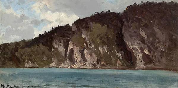 Romsdalsfjord at Skotthammeren 1874 | Oil Painting Reproduction