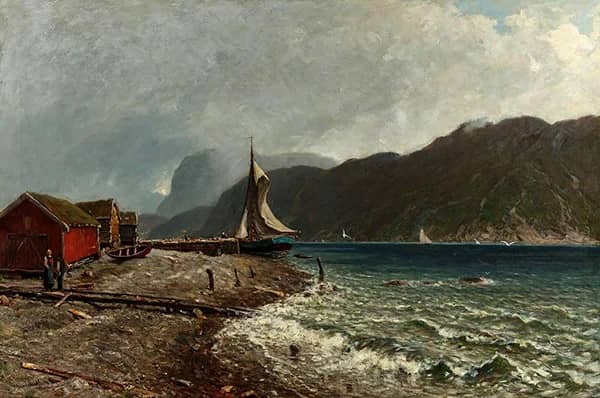Vevlungsnaess Romsdalen by Morten Muller | Oil Painting Reproduction