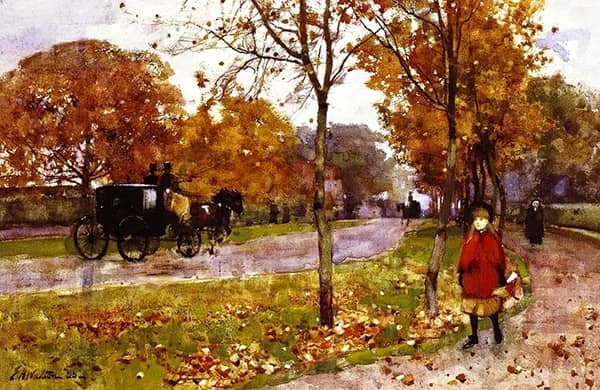 Victoria Road Helensburgh | Oil Painting Reproduction