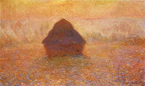Grainstack Sun in the Mist 1891 | Oil Painting Reproduction