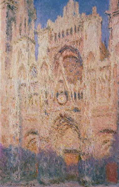 Cathedral at Sunset 1892 by Claude Monet | Oil Painting Reproduction