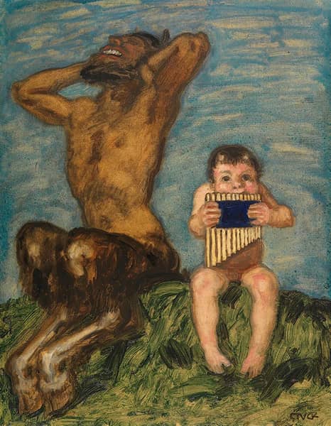 Dissonanz 1910 by Franz von Stuck | Oil Painting Reproduction