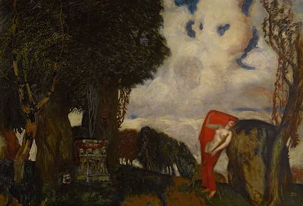 Iphigenia in the Court by Franz von Stuck | Oil Painting Reproduction