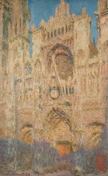Rouen Cathedral in the Evening 1894 | Oil Painting Reproduction