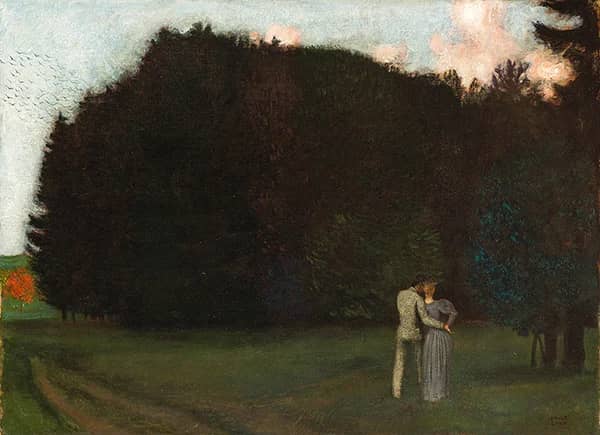 Lovers on the Edge of the Forest | Oil Painting Reproduction