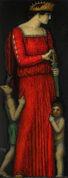 Medea 1925 by Franz von Stuck | Oil Painting Reproduction