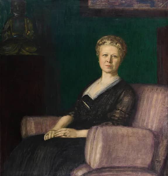 Portrait of Luise Bestehorn 1917 | Oil Painting Reproduction