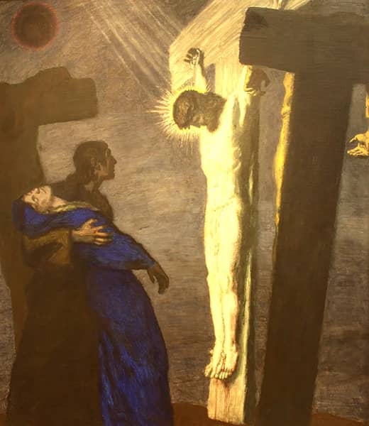 The Crucifixion of Christ by Franz von Stuck | Oil Painting Reproduction