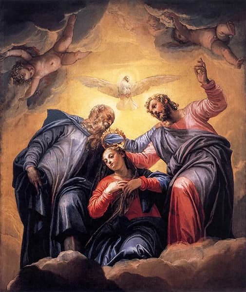 Coronation of the Virgin by Paolo Veronese | Oil Painting Reproduction