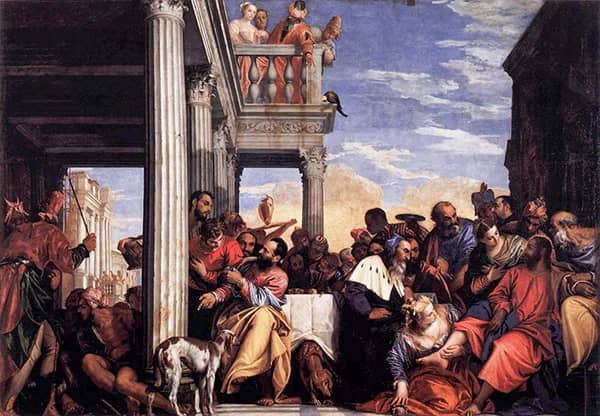 Feast in the House of Simon by Paolo Veronese | Oil Painting Reproduction