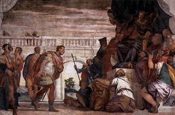 Saint Sebastian Reproving Diocletian | Oil Painting Reproduction