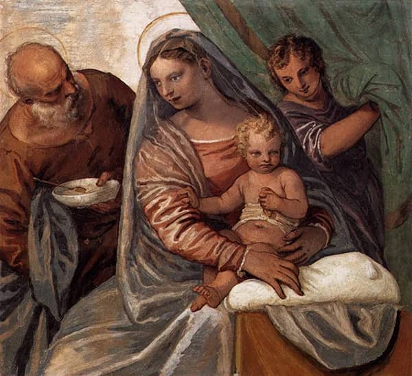 The Holy Family by Paolo Veronese | Oil Painting Reproduction