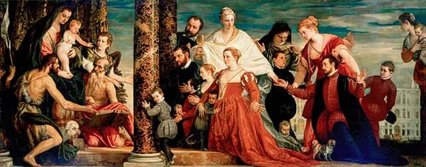 The Madonna of the Cuccina Family c1571 | Oil Painting Reproduction