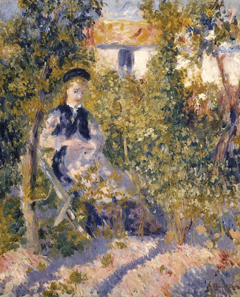 Nini in the Garden 1876 | Oil Painting Reproduction