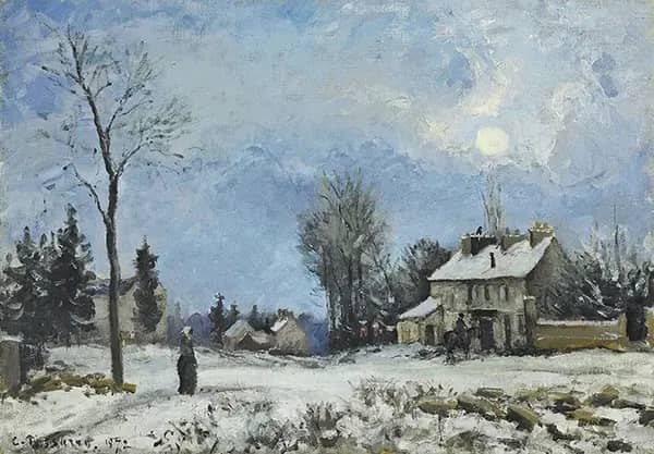 The Road from Versalles to Saint Germain at Louveciennes | Oil Painting Reproduction