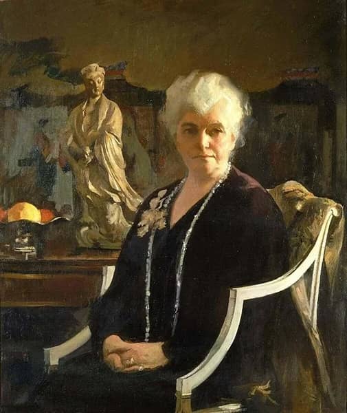 Mrs Edmund C Tarbell Old Woman Seated | Oil Painting Reproduction