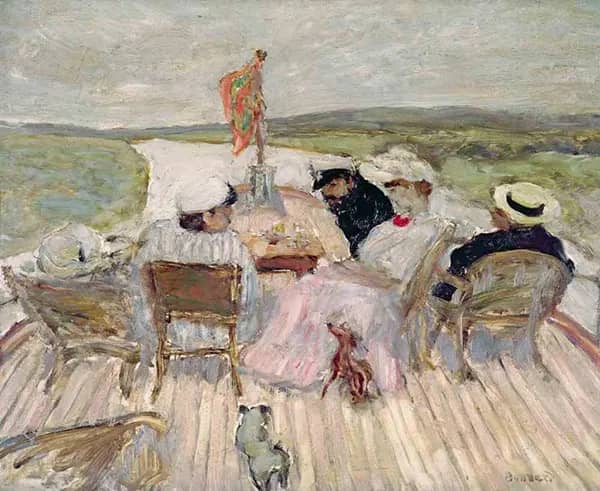 On the Yacht 1906 by Pierre Bonnard | Oil Painting Reproduction