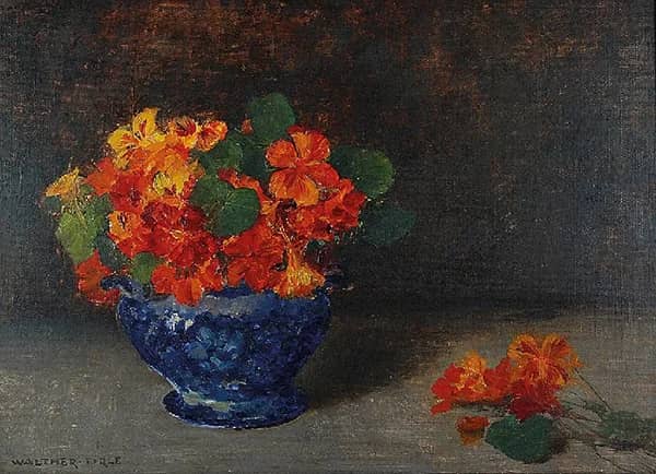 Nasturtium by Walter Firle | Oil Painting Reproduction