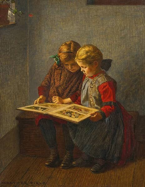 The Fairy Tale by Walter Firle | Oil Painting Reproduction