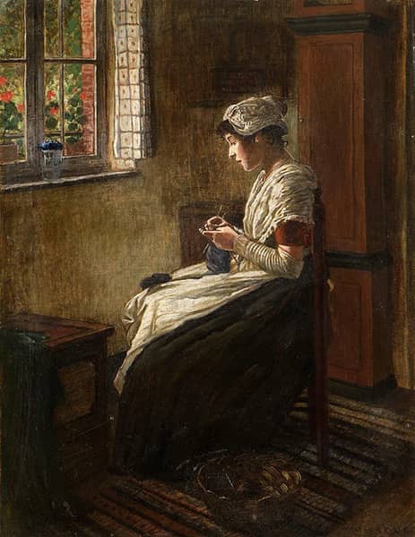 The Hour of Leisure by Walter Firle | Oil Painting Reproduction
