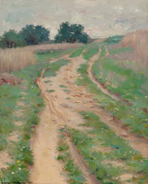 Country Road 1880 by Luther Emerson van Gorder | Oil Painting Reproduction