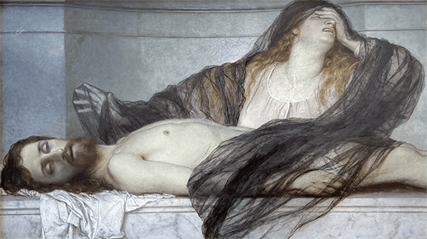 Magdalene Grieving over the Body of Christ 1867 | Oil Painting Reproduction