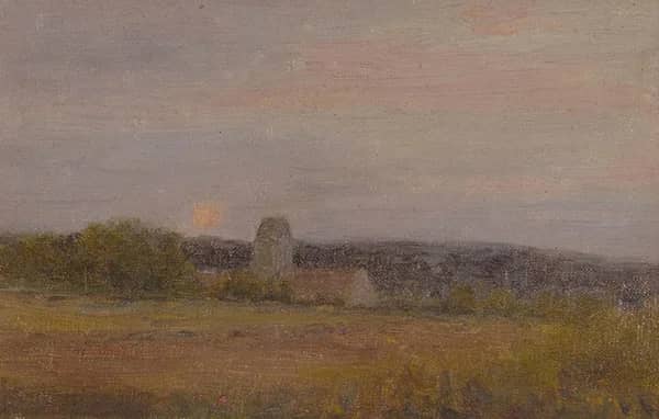 Country Sunset by Luther Emerson van Gorder | Oil Painting Reproduction