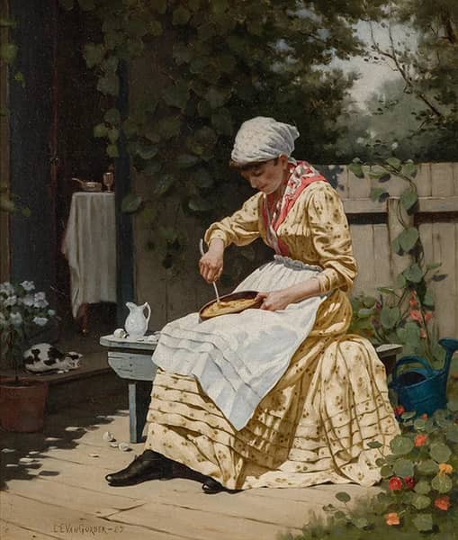 Sunshine 1889 by Luther Emerson van Gorder | Oil Painting Reproduction