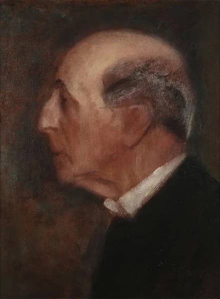 Portrait of an Old Man in Profile Count Traun 1896 | Oil Painting Reproduction