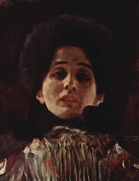 Portrait of a Woman 1898 by Gustav Klimt | Oil Painting Reproduction