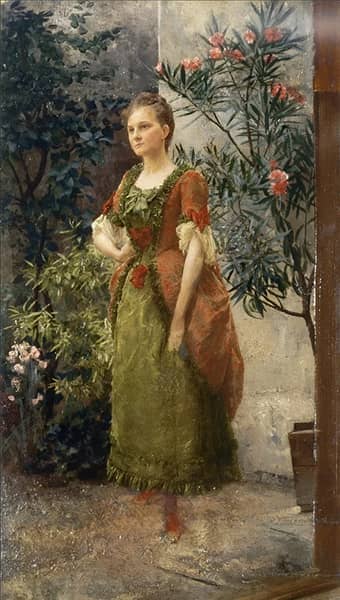 Portrait of Emilie Floge 1893 by Gustav Klimt | Oil Painting Reproduction