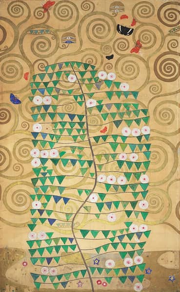 Rosebush from the Stoclet Frieze | Oil Painting Reproduction