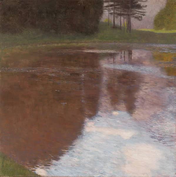 Tranquil Pond Egelsee near Golling Salzburg 1899 | Oil Painting Reproduction