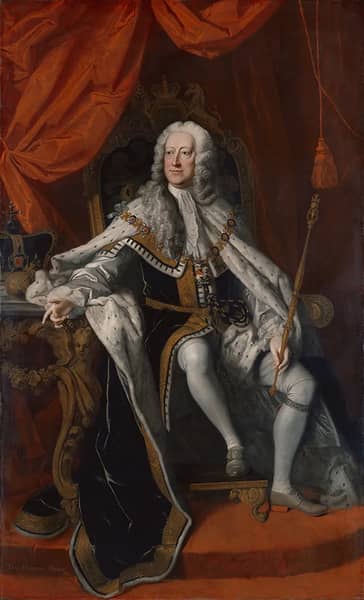 Portrait of George II 1744 by Thomas Hudson | Oil Painting Reproduction