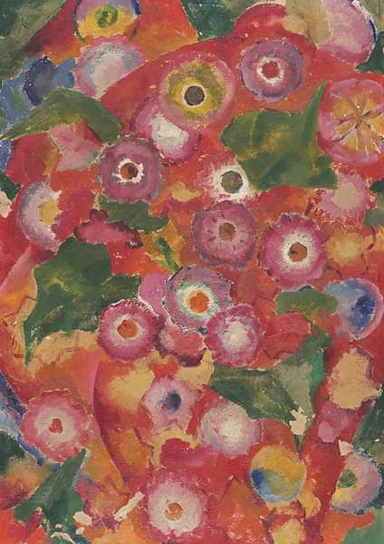 Flower Still Life 1919 by Hanns Ludwig Katz | Oil Painting Reproduction