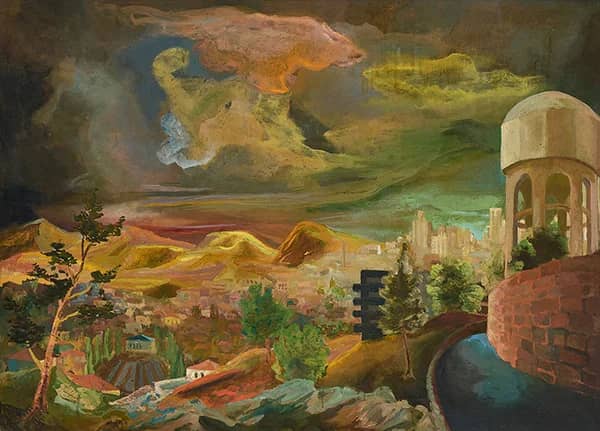 Mine Storm Over Johannesburg | Oil Painting Reproduction