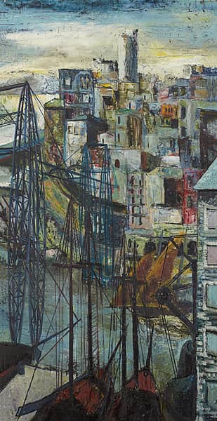 Port of Marseille 1930 by Hanns Ludwig Katz | Oil Painting Reproduction