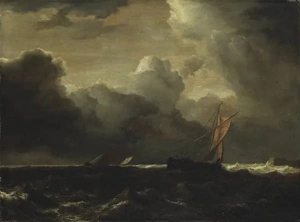 Storm Clouds over the Sea | Oil Painting Reproduction