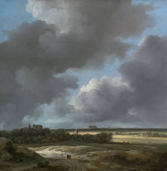 View of Alkmaar 1675 by Jacob van Ruisdael | Oil Painting Reproduction