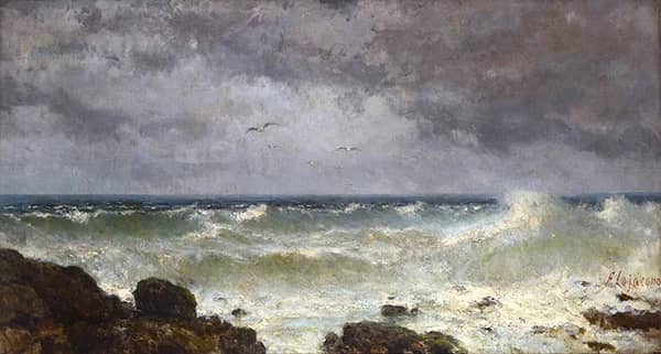 Marina by Francesco Lojacono | Oil Painting Reproduction