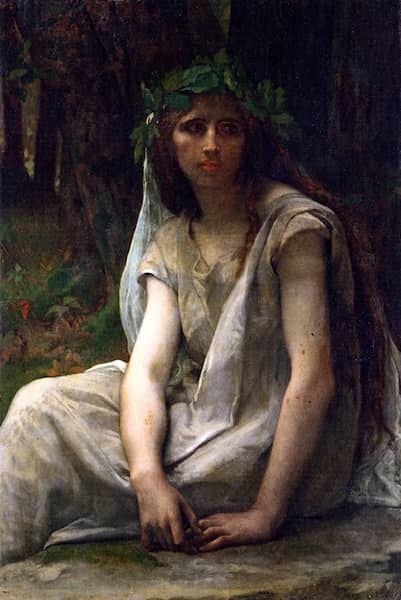 A Druidess 1868 by Alexandre Cabanel | Oil Painting Reproduction